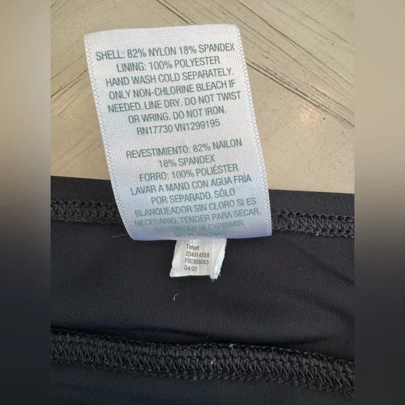 Kona Sol Swim Skirtini - Solid Black Size M - EUC! - Picture 10 of 11